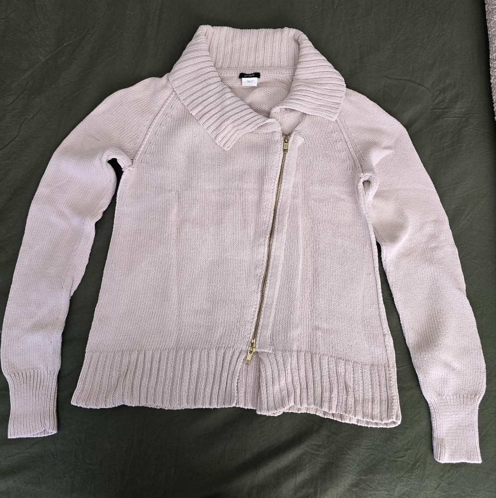 J. Crew Zip Cardigan